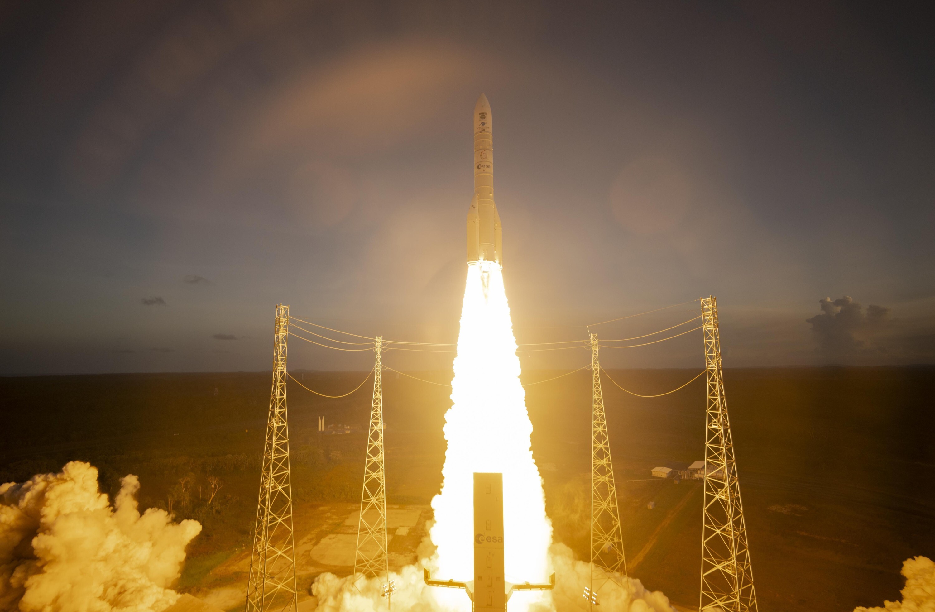 Oppskyting av radarsatellitten Sentinel-1D med Ariane 6.