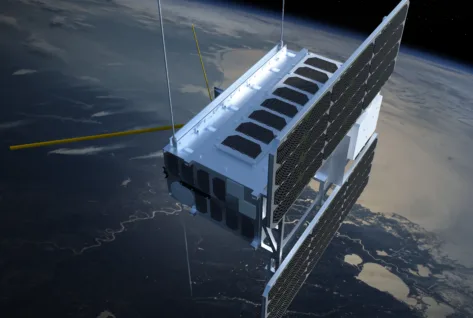Illustrasjon av NorSat-1