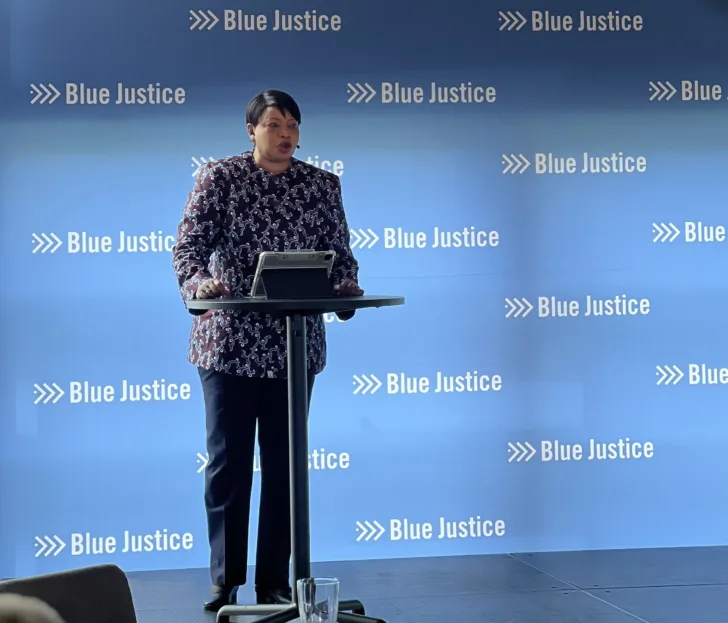 Fatou Bensouda, høykommisær fra Gambia, under Blue Justice brukerkonferansen 18.-21. juni 2024.