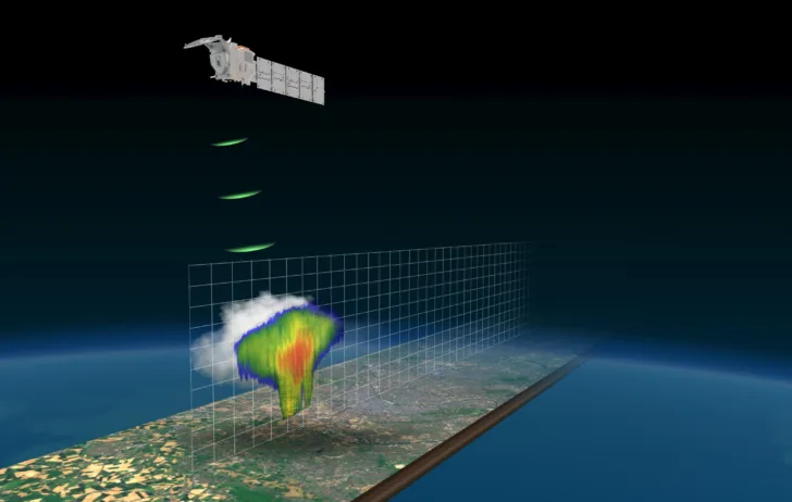 EarthCARE analyserer skyer med radar.