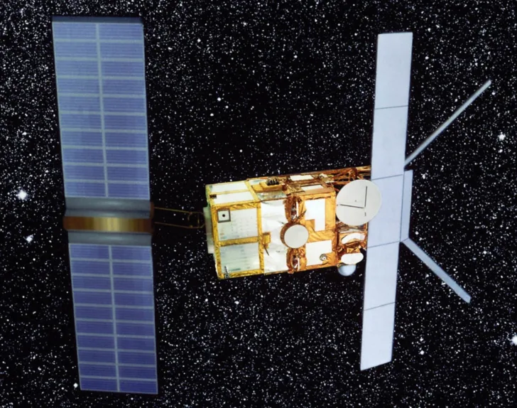 Den europeiske satellitten ERS-2 ble skutt opp i 1996 for å forske på jordas store systemer.