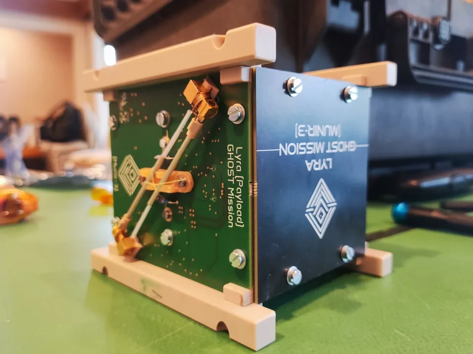 MUNIR-3 er bygget av Lyra og skytes opp med GHOST.