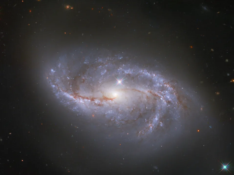 Melkeveien med lyssterke stjerner.