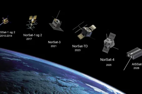 Norwegian national satellites in orbit.