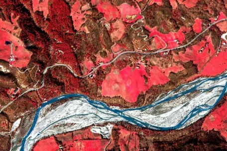 Hyperspectral image captured by NEO.