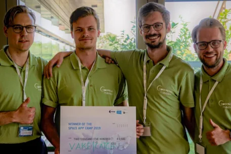 Vake received a price for innovation of ESA in 2019.