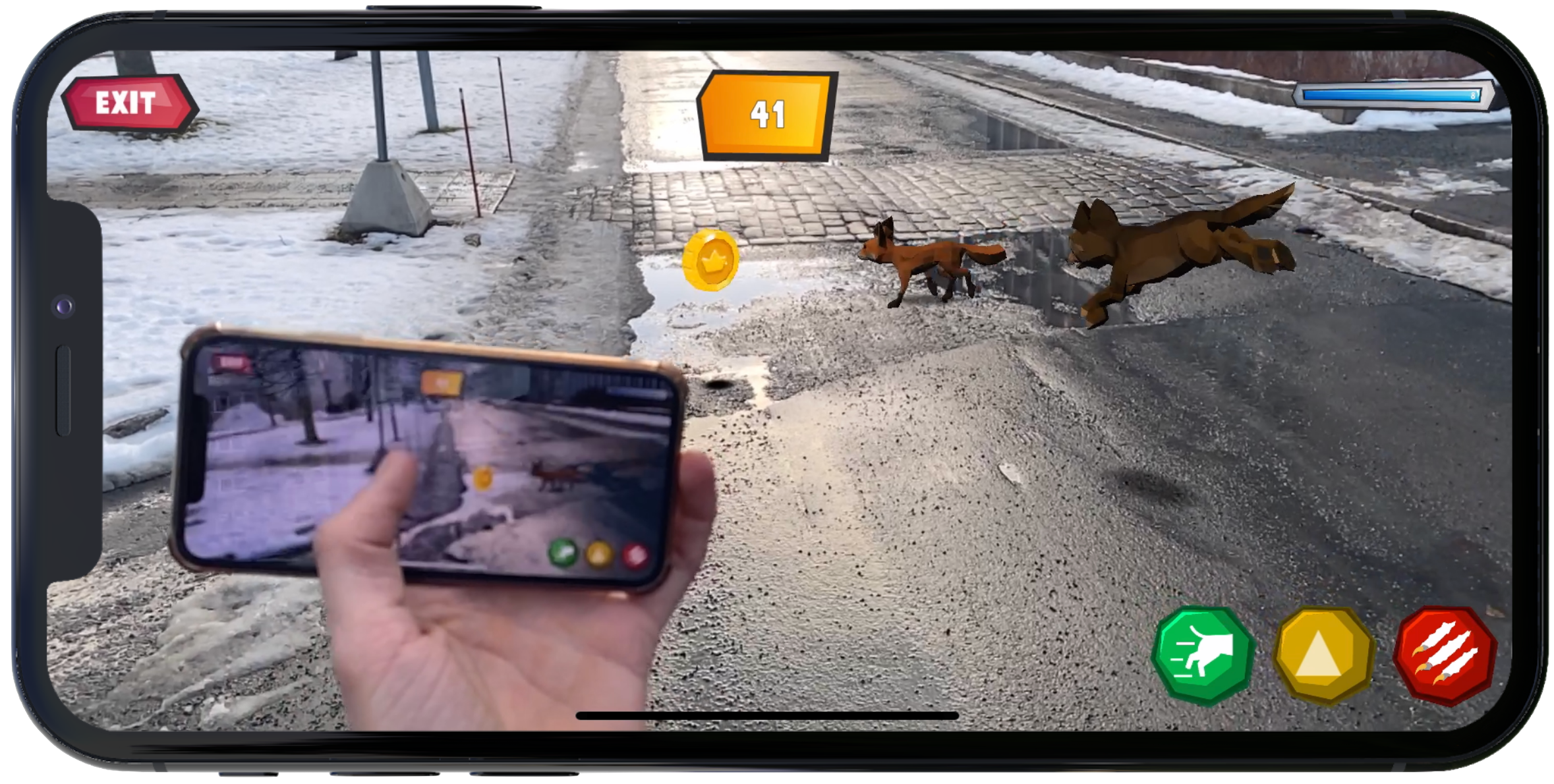 BitPet er et mobilspill som bruker data fra det europeiske satellittnavigasjonssystemet Galileo.