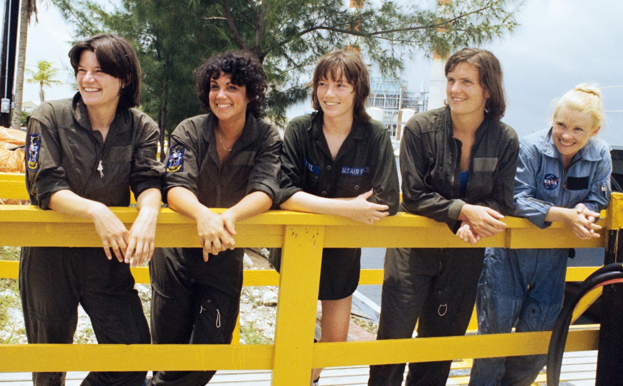 De fem første kvinnelige astronautene hos NASA.