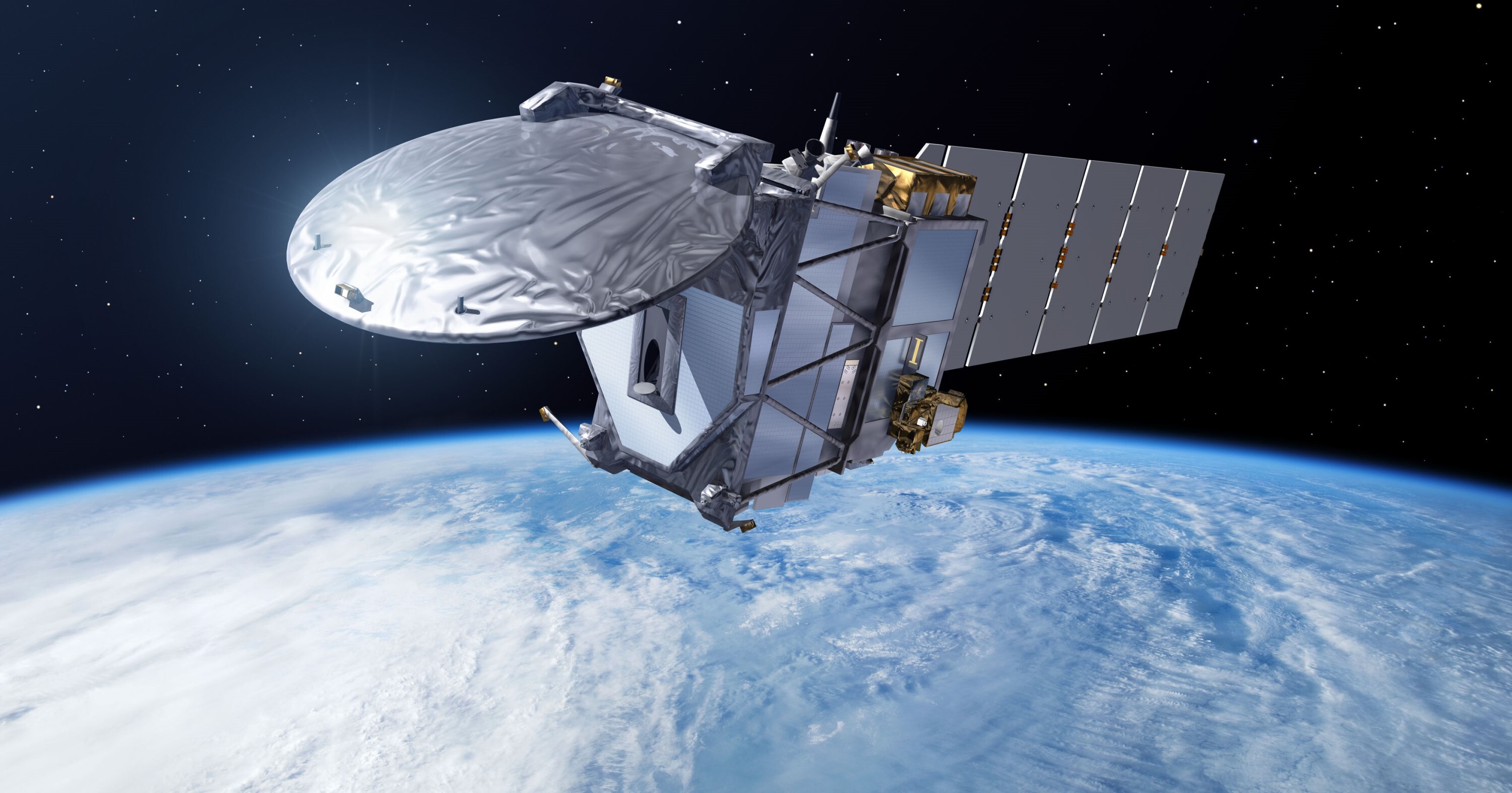 Den japansk-europeiske forskningssatellitten EarthCARE skal undersøke skyer, aerosoler og energibalansen i atmosfæren.