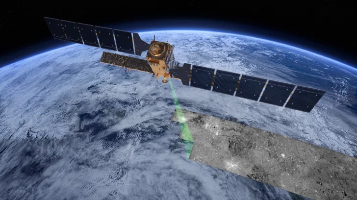 Sentinel-1 er en radarsatellitt i Copernicus-programmet. Den ser blant annet havis, oljesøl og skipstrafikk for norske brukere.