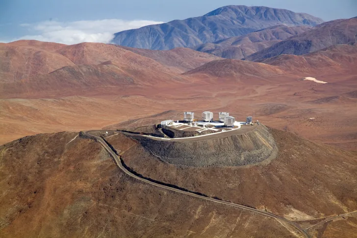 Observatorium i Paranal i Chile.