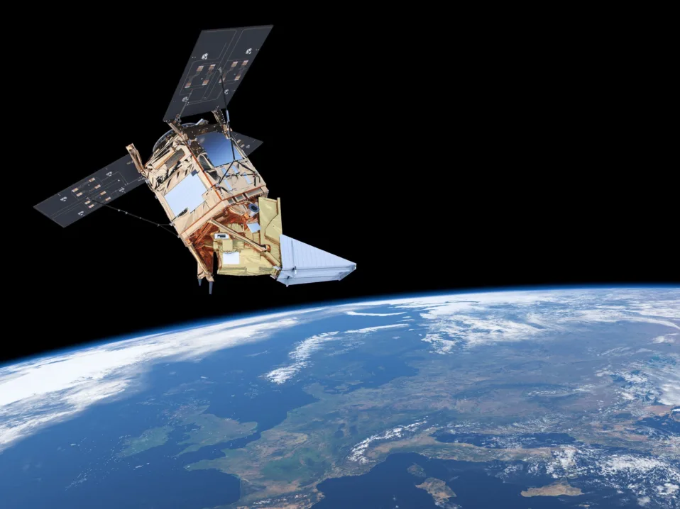 Sentinel-5P ser luftkvaliteten over byer og tettsteder.