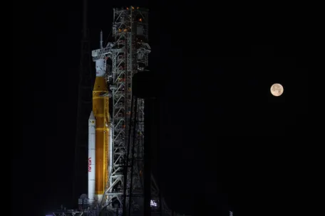 Artemis-1, den første av de nye måneferdene, ble skutt opp 16. november 2022.