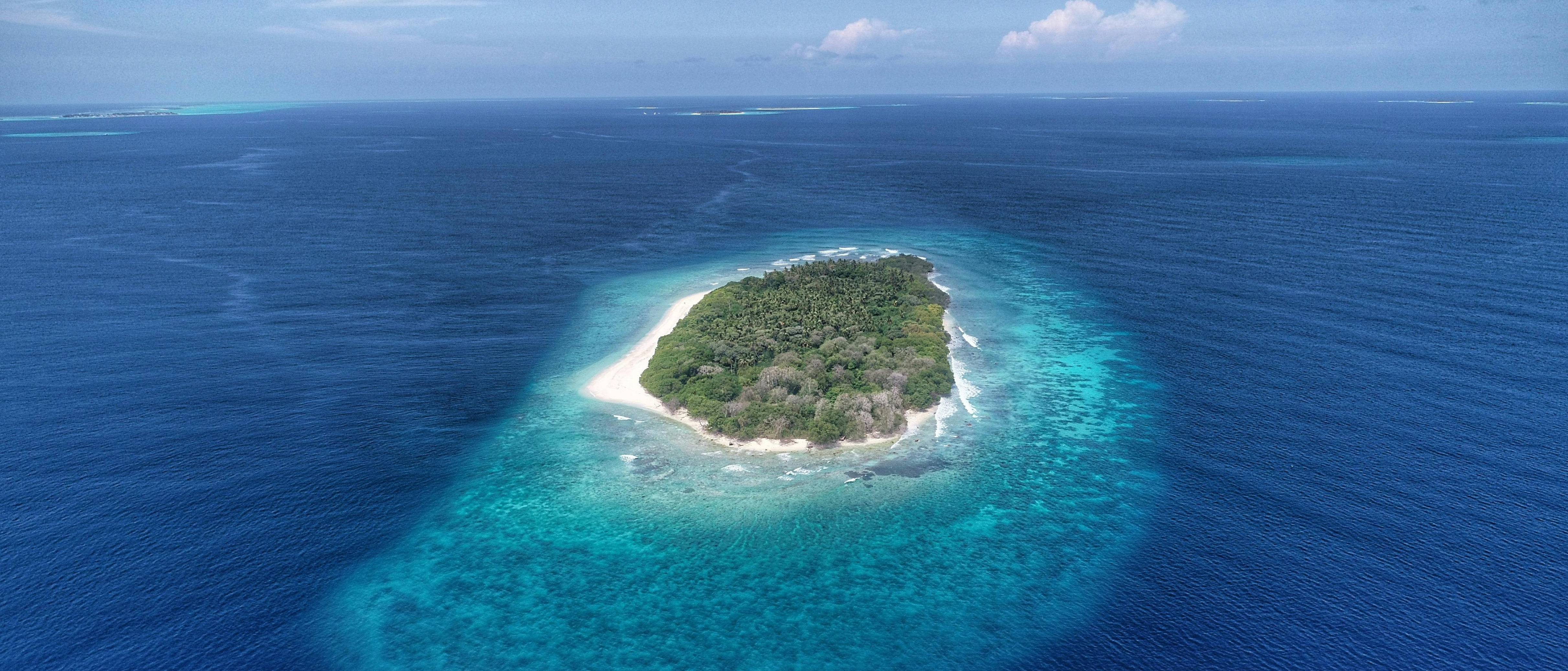 Haa Alifu atoll in the Maldives, a country vulnerable to rising sea levels.