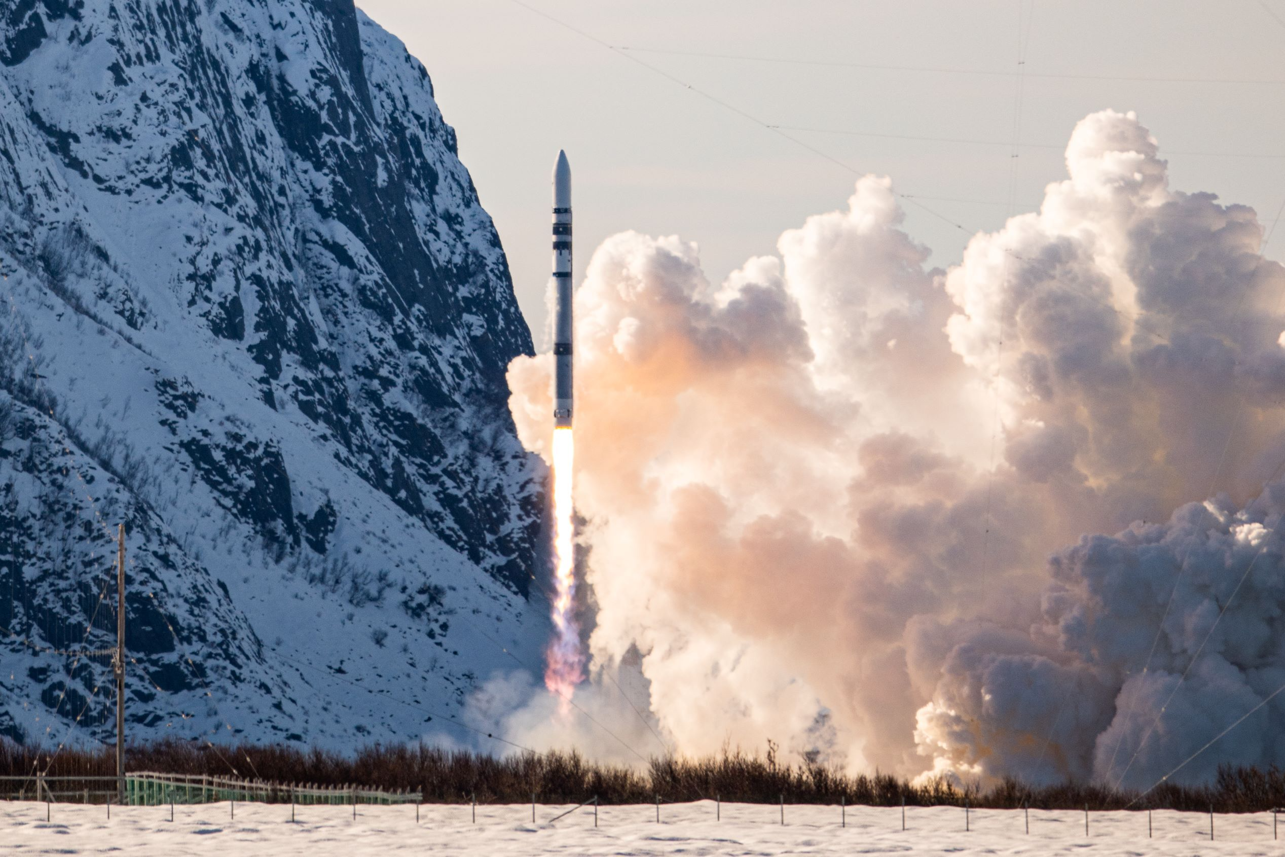 Spectrum tar av fra Andøya Spaceport.