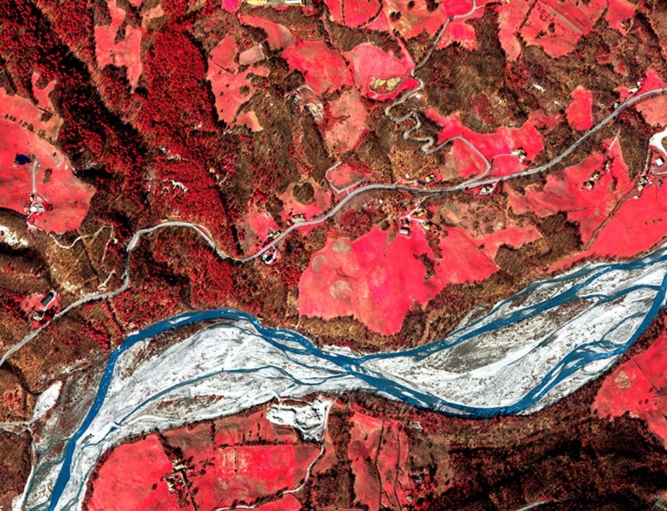 Hyperspectral image captured by NEO.