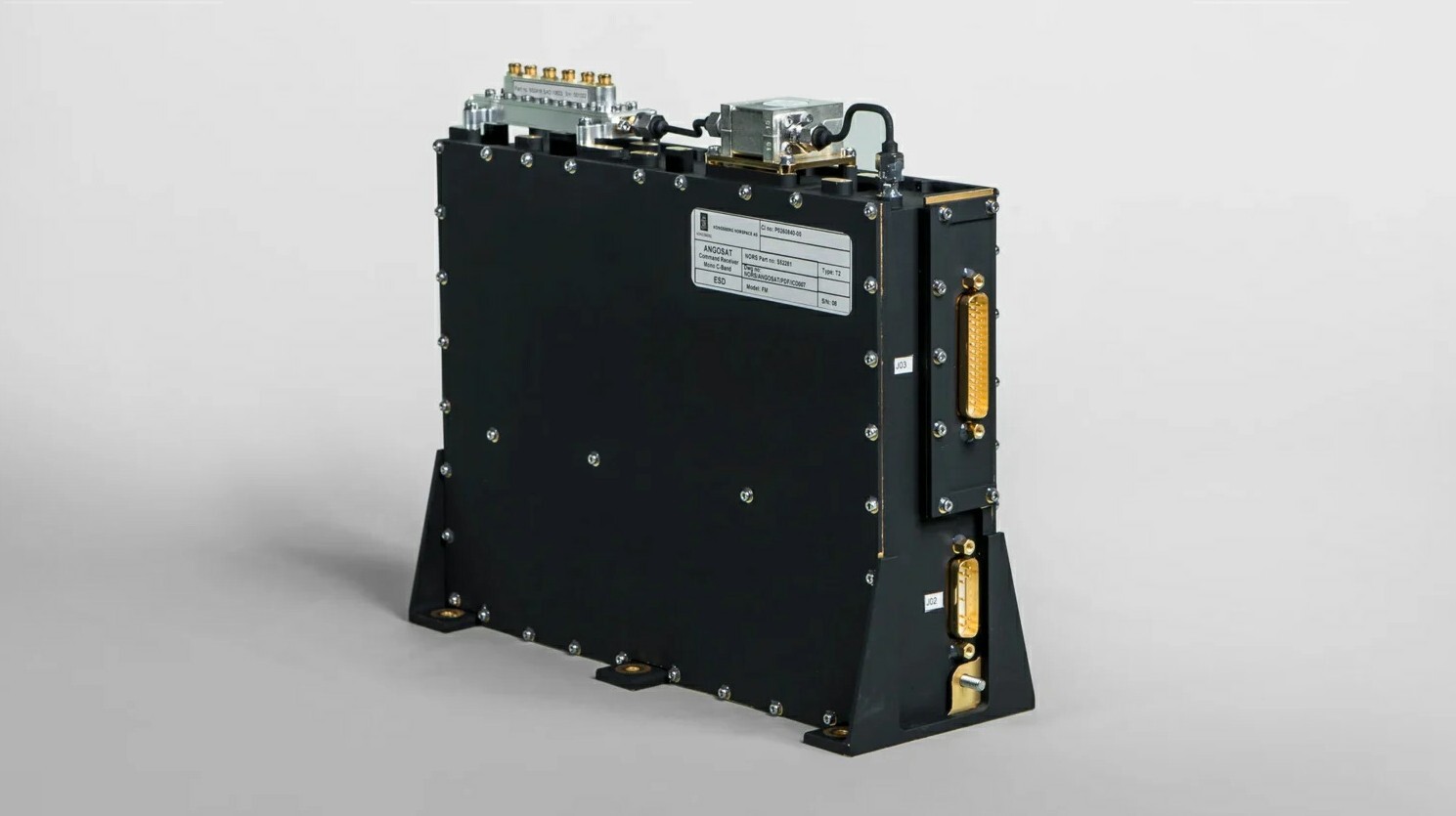 Telemetri-, sporings- og kommandoenhet for satellitter fra Kongsberg Space & Surveillance.
