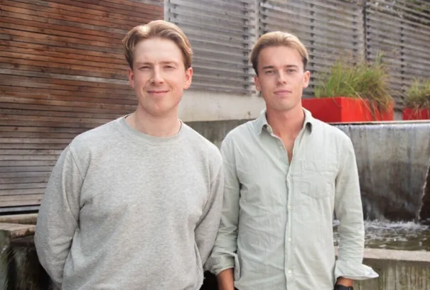 Simen Netteland (f.v.) og Martin Grande ved Tycho Space Technologies.