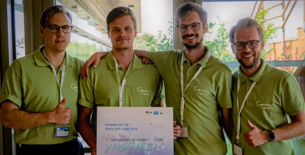Vake received a price for innovation of ESA in 2019.