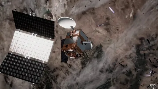 Romsøppel utgjør en trussel for satellittene våre.