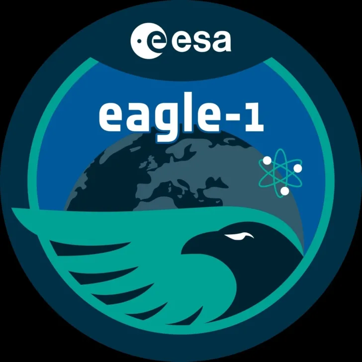 Logoen til den kommende småsatellitten Eagle-1.