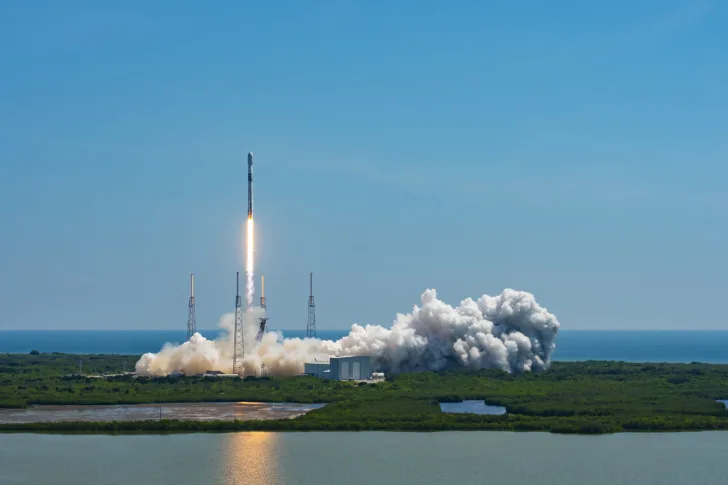 Falcon 9-bærerakett fra SpaceX.