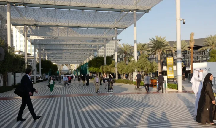 Fra klimatoppmøtet COP28 i Dubai i desember 2023.