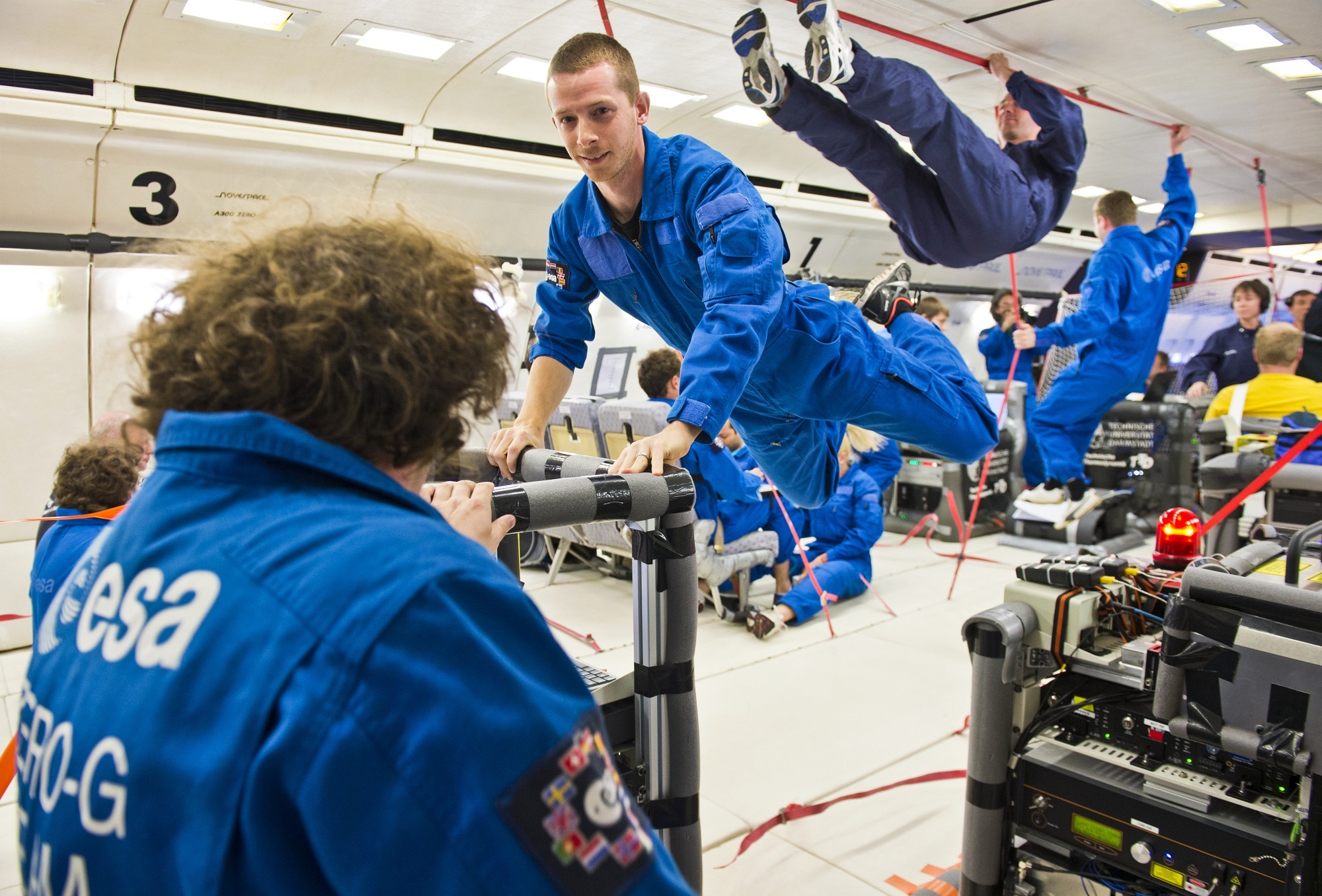 Parabelflyging arrangert av ESA i 2019.