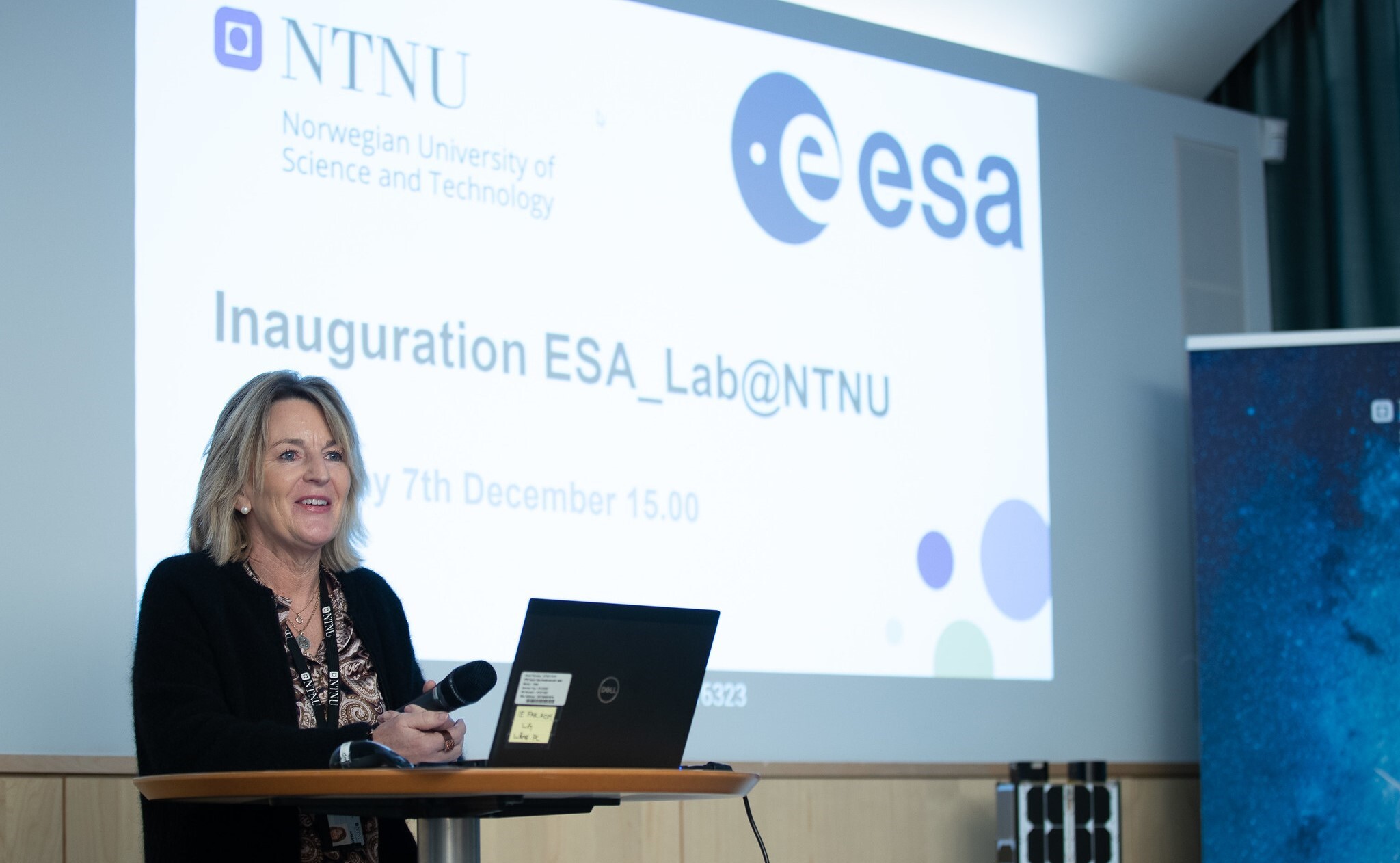 ESA åpner samarbeid med NTNU kalt ESA_Lab@NTNU.
