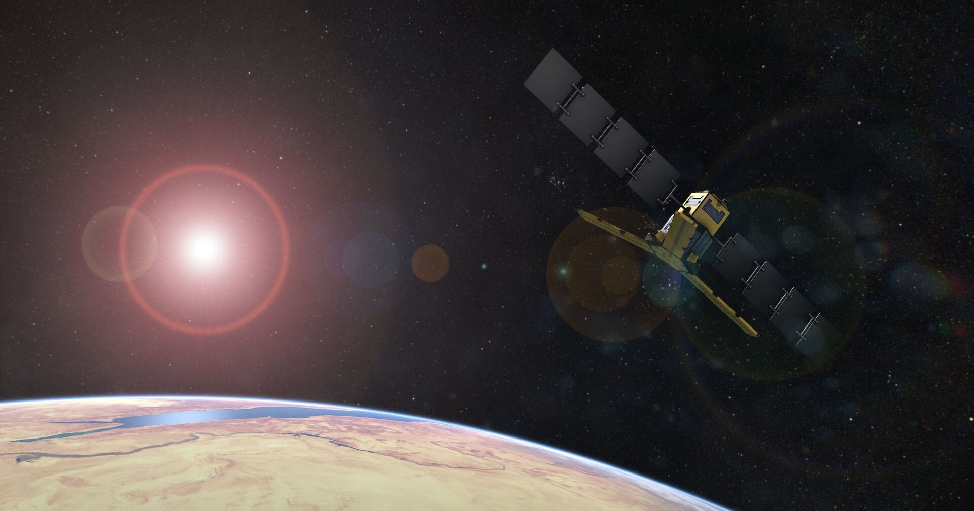 SMOS kan se både utbrudd på sola og dårlig romvær rundt jorda.