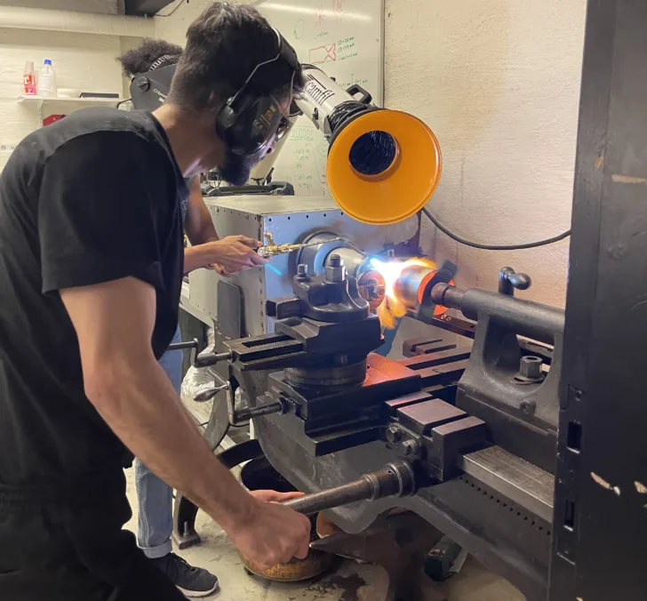 Hvert medlem av Portal Space har sitt eget prosjekt i rakettbyggingen som de er ansvarlige for.