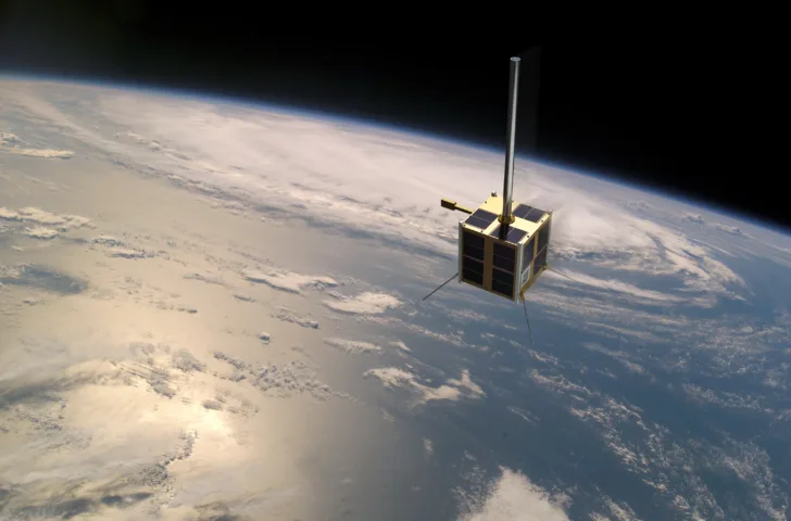 Den norske satellitten AISSat-1 i bane.