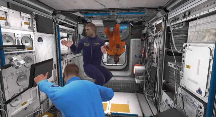 Stavanger-firmaet PaleBlue lager virtuell virkelighet for både NASA og ESA for trening av astronauter. Grafikk: PaleBlue