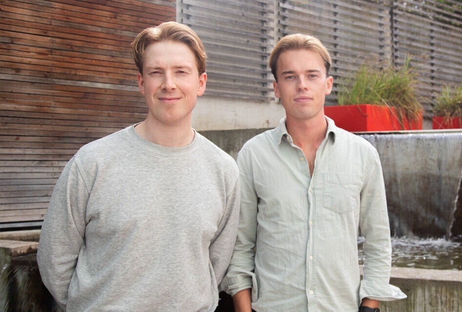 Simen Netteland (f.v.) og Martin Grande ved Tycho Space Technologies.